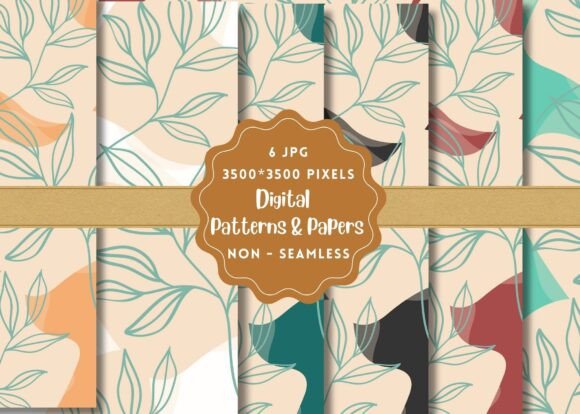 Download Bohemian Digital Paper Patterns - Digital paper Collection