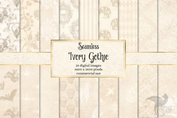 Download Ivory Gothic Digital Paper - Digital paper Collection