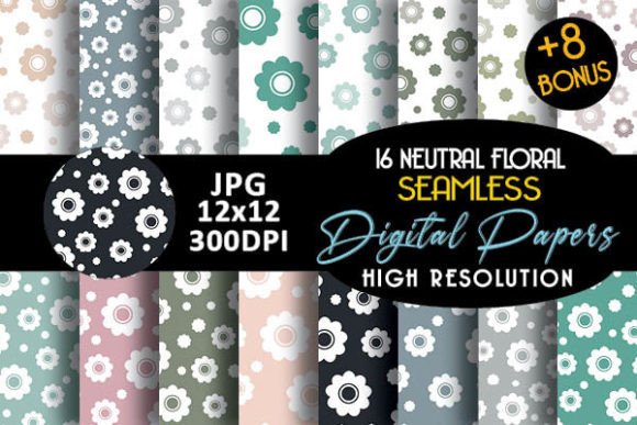 Download Neutral Colors Stars Digital Papers - Digital paper Collection