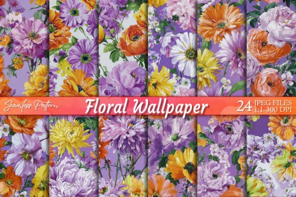 Download Floral Wallpaper Seamless Floral Pattern - Floral wallpaper Collection