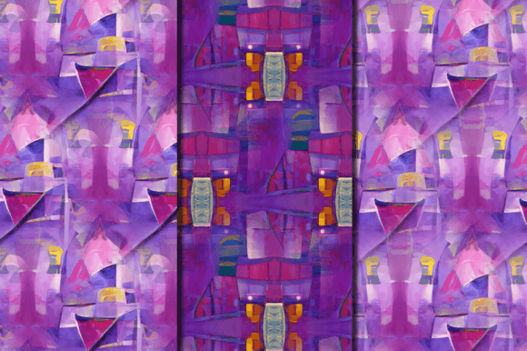 Download Retro Shape Purple Color Digital Paper - Digital paper Collection